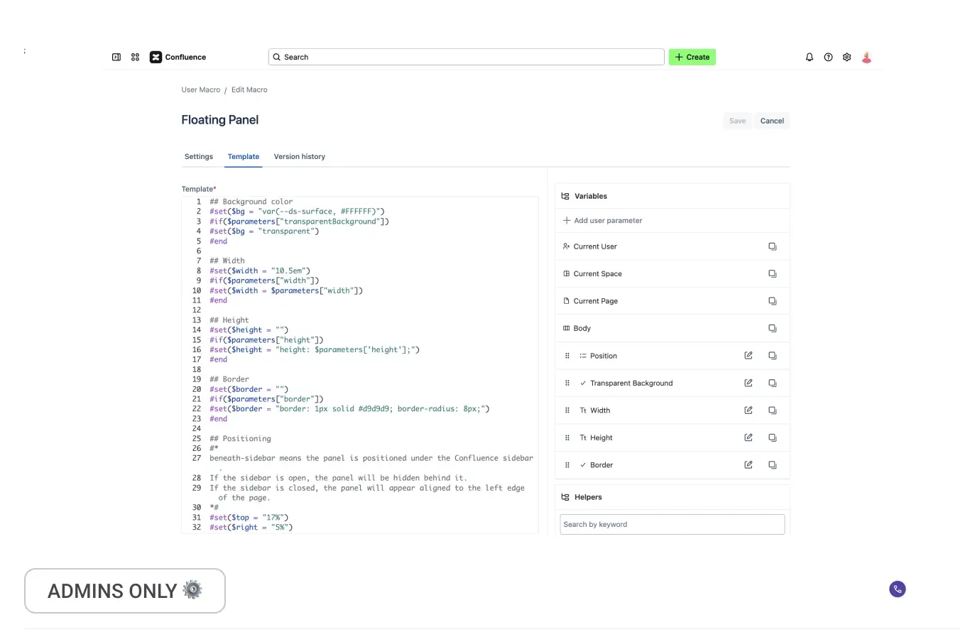 Secure and manage macros with full admin control